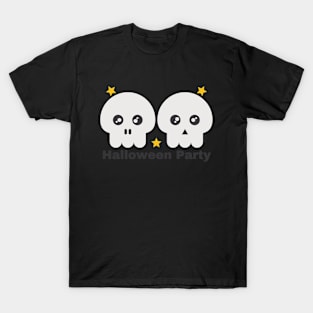 Skull in Halloween party T-Shirt